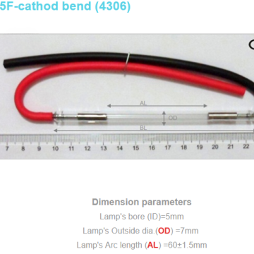 7x60x125F Cathod,IPL/SHR Lamp