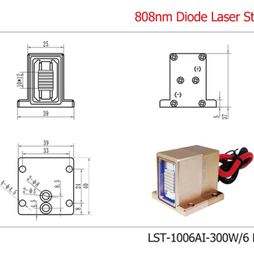 LST-300W/6Bars Handstück Dioden