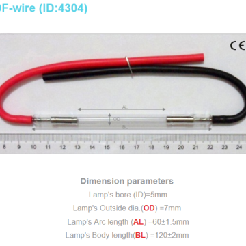 7x60x125F IPL/SHR Lamp