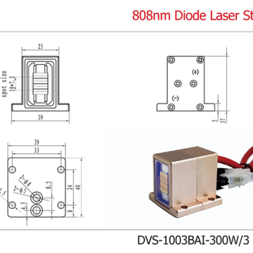 DVS-300W/3Bars Handstück Dioden