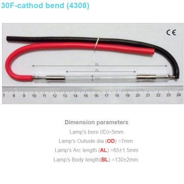 7x65x130F Cathod,IPL/SHR Lamp