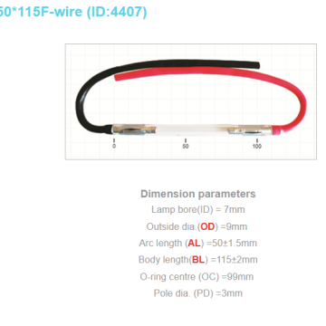 9x50x155F IPL/SHR Lamp